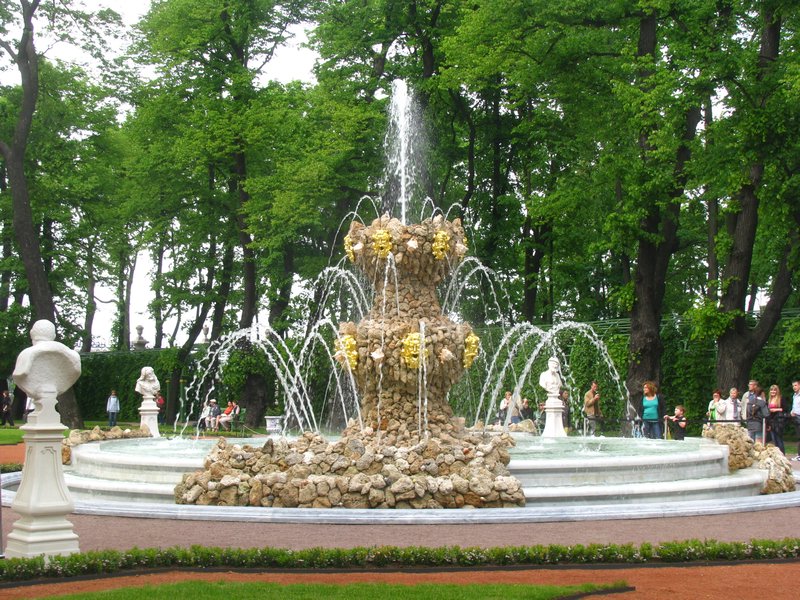 Fountain in St. Petersburg's Summer Garden