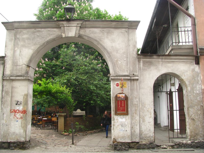 Entry to Apartments' Courtyard