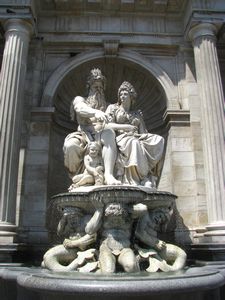 Fountain in Front of the Albertina
