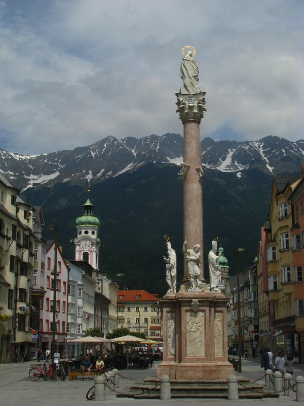 Trinity Column and Hafelekarspitze