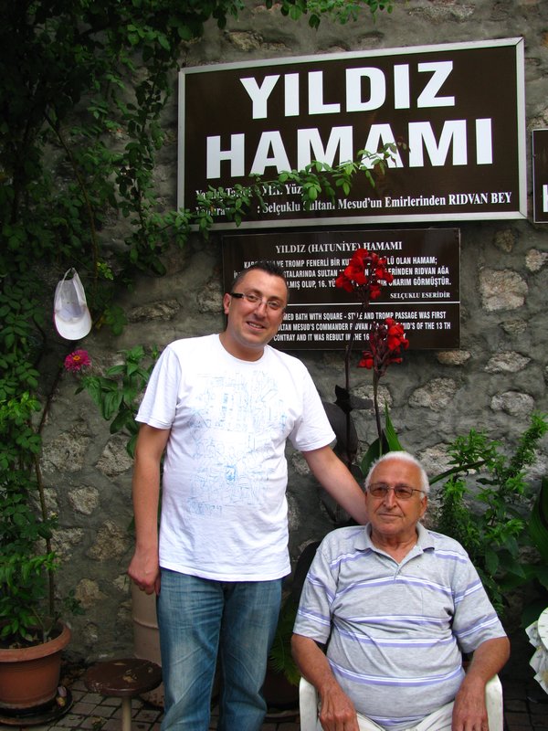 Kuşat and His Grandfather at the Hamam