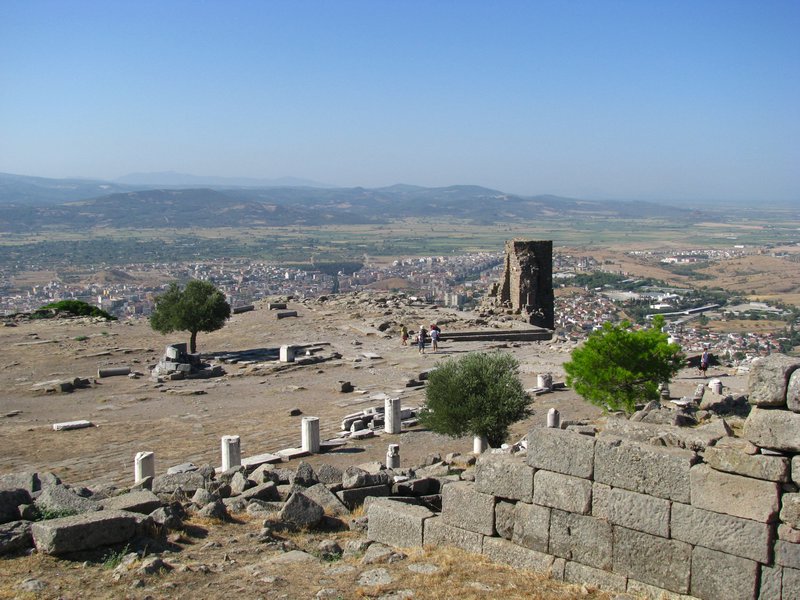 Looking Out to Bergama From the Acropolis