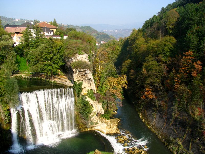 Jajce Waterfall