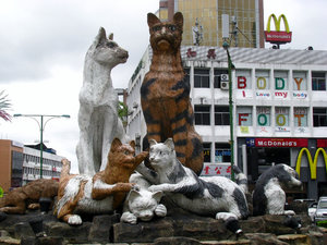 One of the Many Cat Monuments
