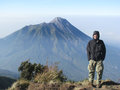 Summit Pose on Gunung Merbabu