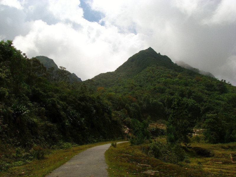 Road Approach to Gunung Sibayak
