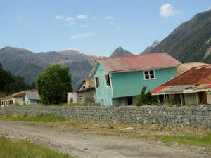 Houses Left as They Stood After the Eruption