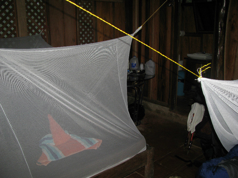Mosquito Nets in My Schwank Cabin