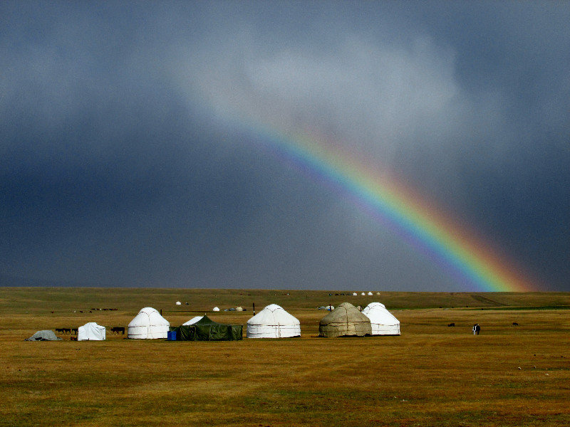 Song Köl Rainbow and Yurts