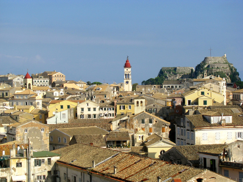 Corfu Town From New Fortress