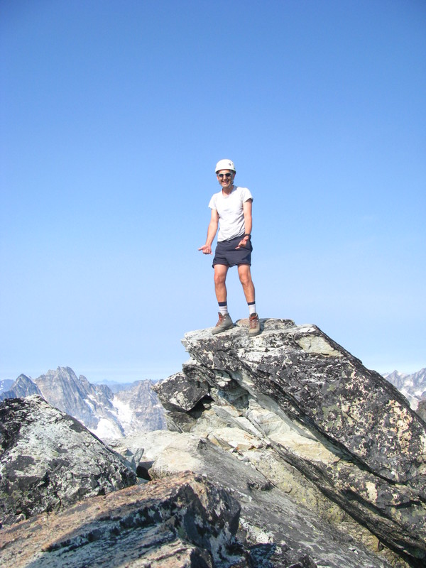 Standing On Black Peak's Airy Summit