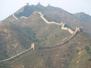Great Wall snaking off to apparent infinity