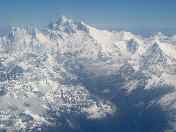 Mt Everest, presumably from Nepal
