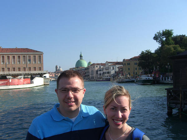 Gretchen and I in Venice