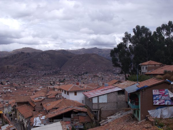 Cusco from the hill