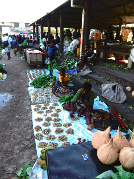 The market in Madang