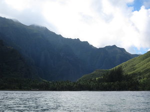 View of Hakaui Valley from the tender