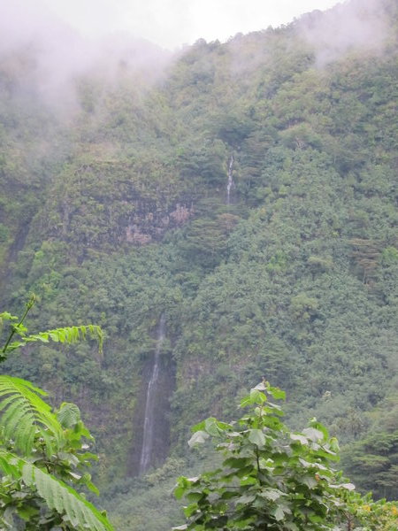 Waterfalls in the Taipivai Valley