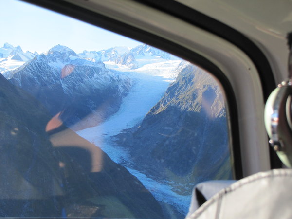 Fox Glacier from the air