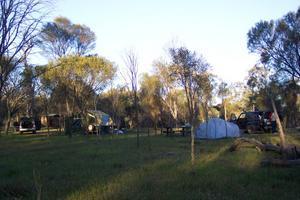Camping in the bush
