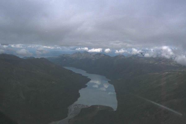 Lake Eklutna Aerial View
