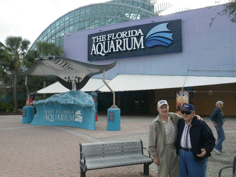 In front of the Aquarium