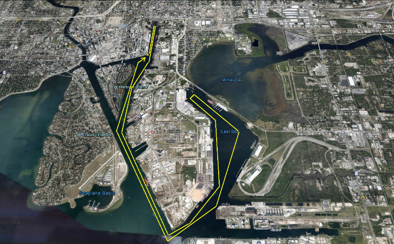 Port Of Tampa Aerial