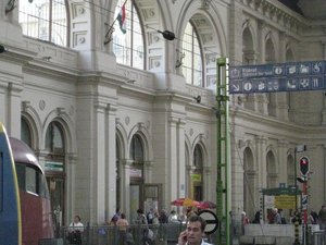 Keleti Train Station in Budapest