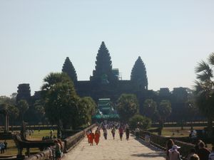 Angkor Wat with scaffolding!!