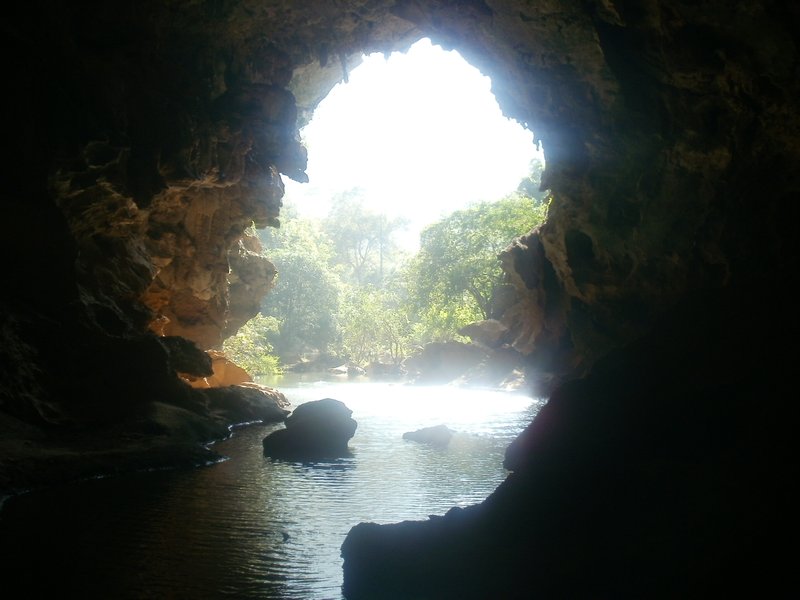 Exit of the first cave