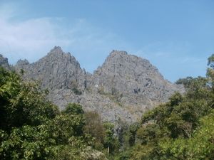 View from otger side of the cave