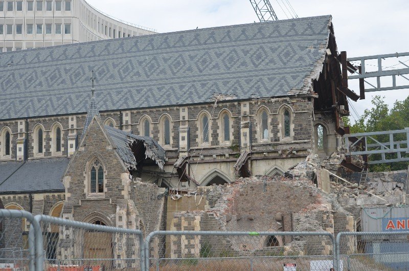 Devastation in Christchurch