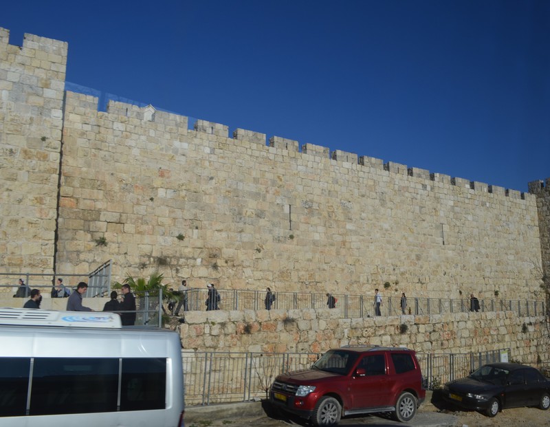 Wall around Bethlehem.