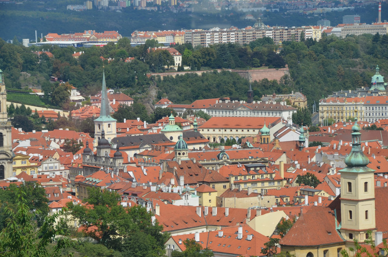 View from halfway up the funicular