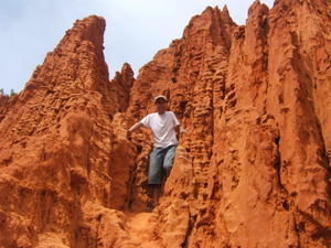 At one of Mui Ne's canyons