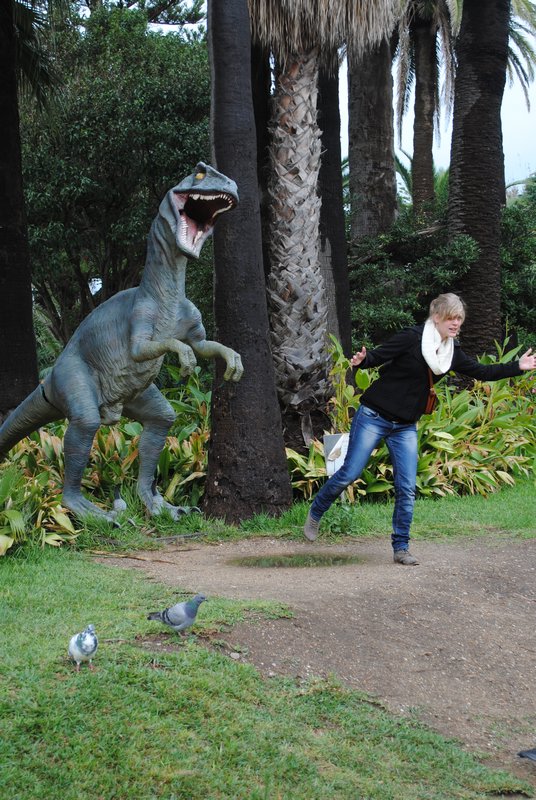 Flucht vor dem Dino