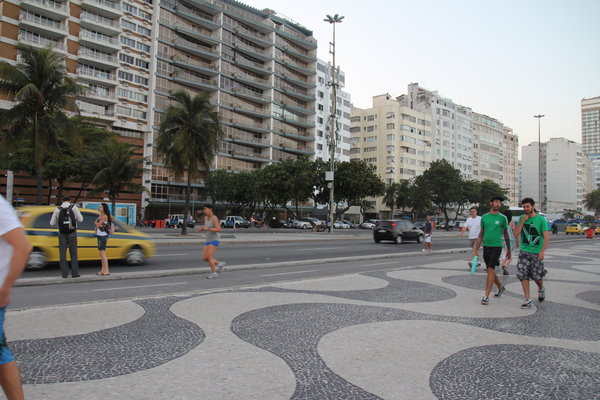 beach promenade copacabana