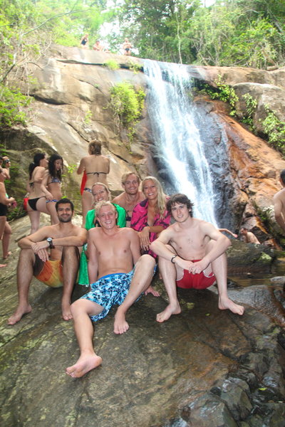 Waterfall in Ilha Grande