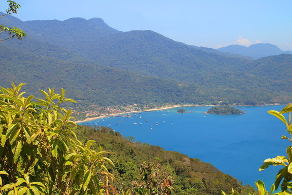 overlooking Ilha Grande
