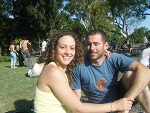 Amy and Mariano at the Park