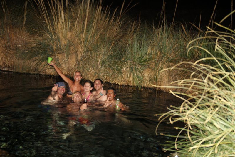 Hot Springs at night