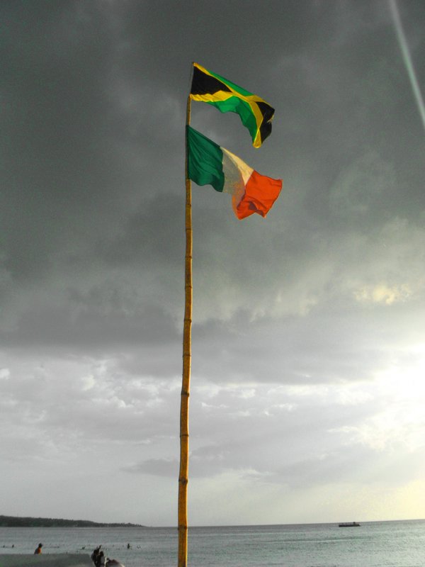 Jamaican/Italian flag
