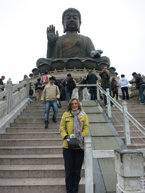 The Buddha at Po Lin monastery