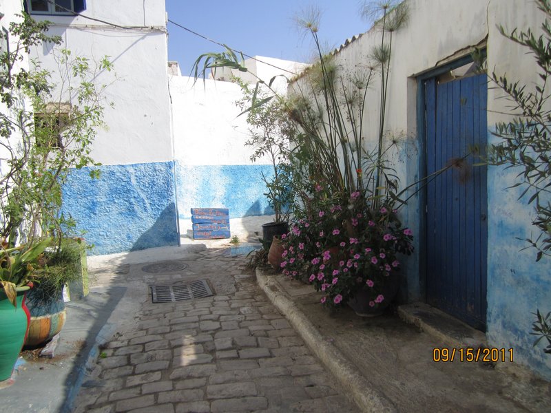 Inside the Kasbah in Rabat
