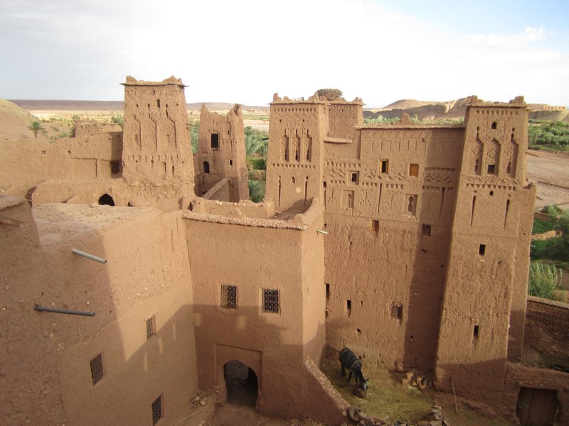 View of the inside of the Kasbah