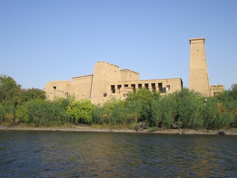 View of Philae Temple from the Nile