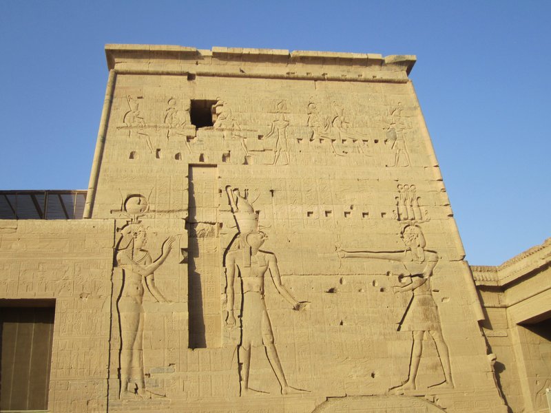 The right gate of Philae Temple