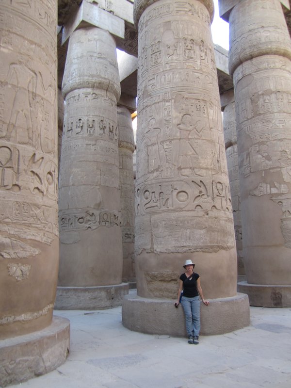 Me among the columns