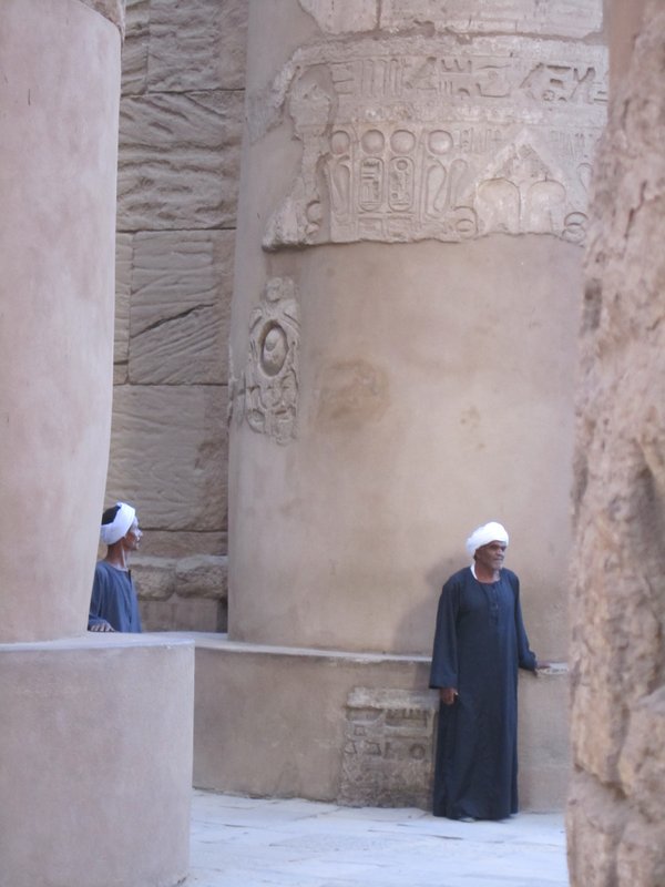 Nubian guards at Karnak