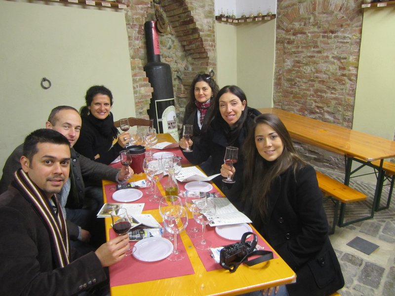 Great wine, great food - friends forever!